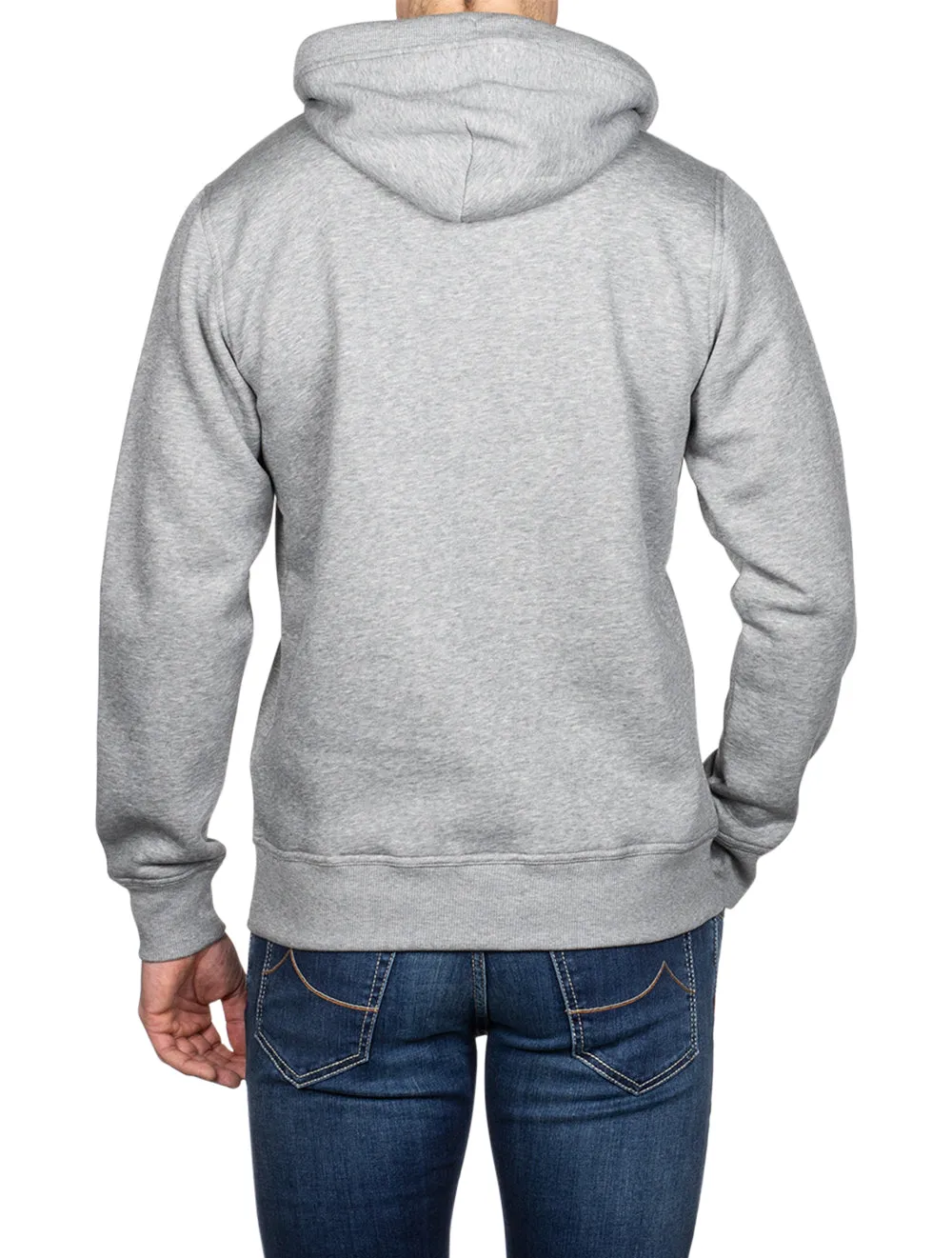 Archive Shield Hoodie Grey Melange