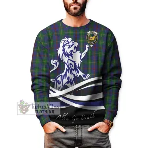 Bailey Tartan Sweatshirt with Alba Gu Brath Regal Lion Emblem