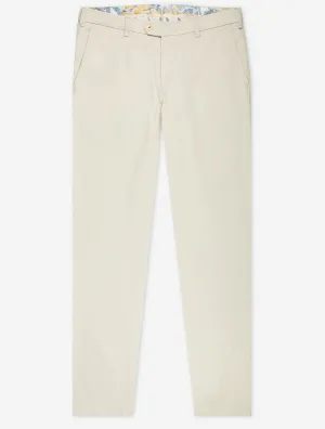 Beige Lupus Cotton Trouser
