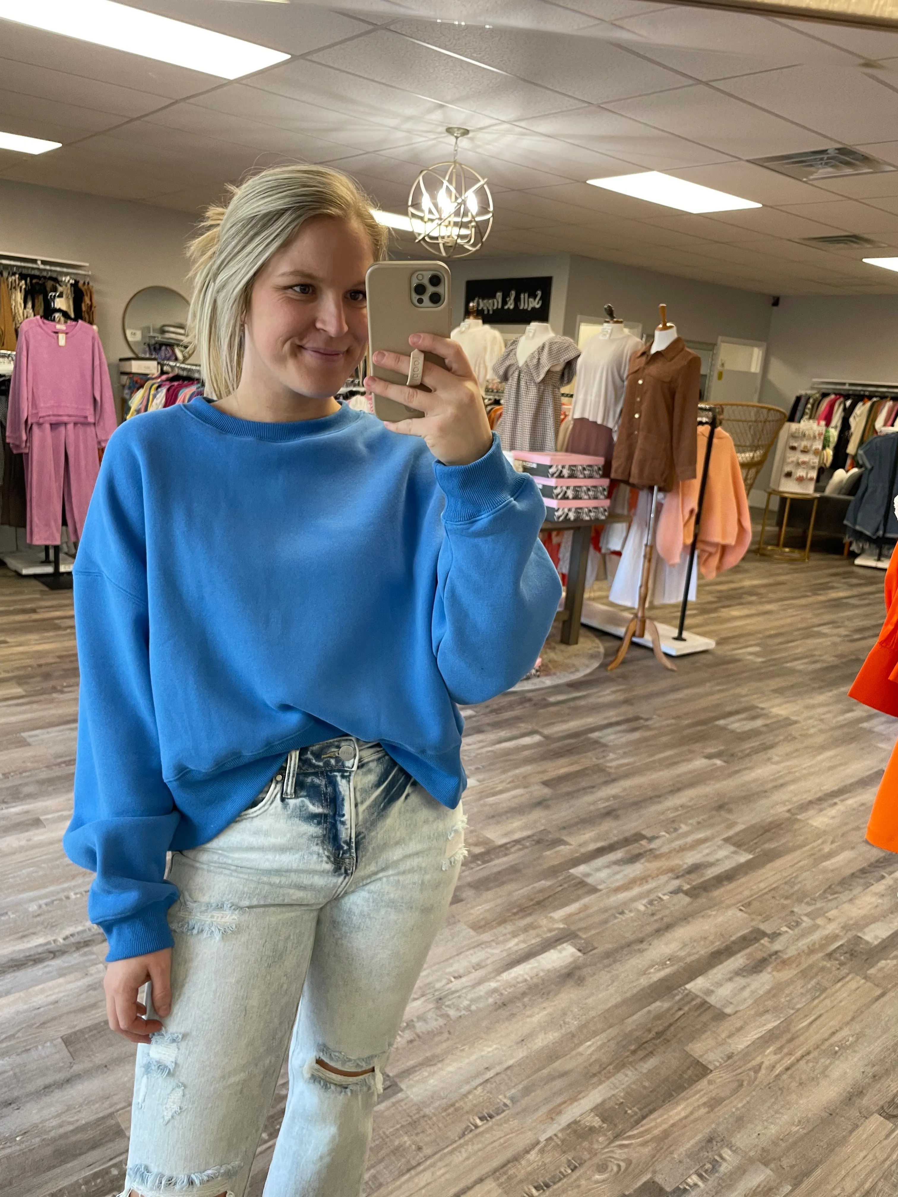 Crew Sweatshirt - Blue