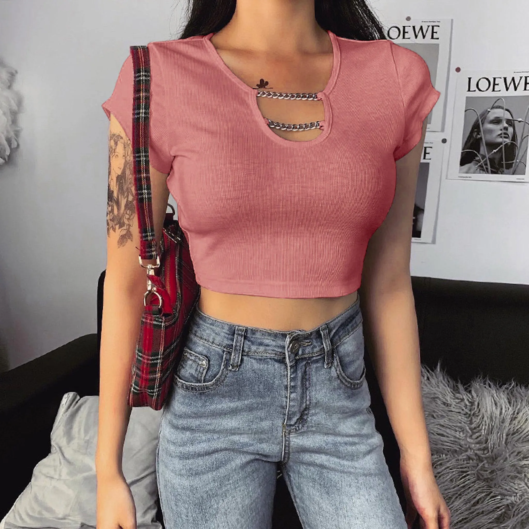 Don’t call me basic ribbed crop top