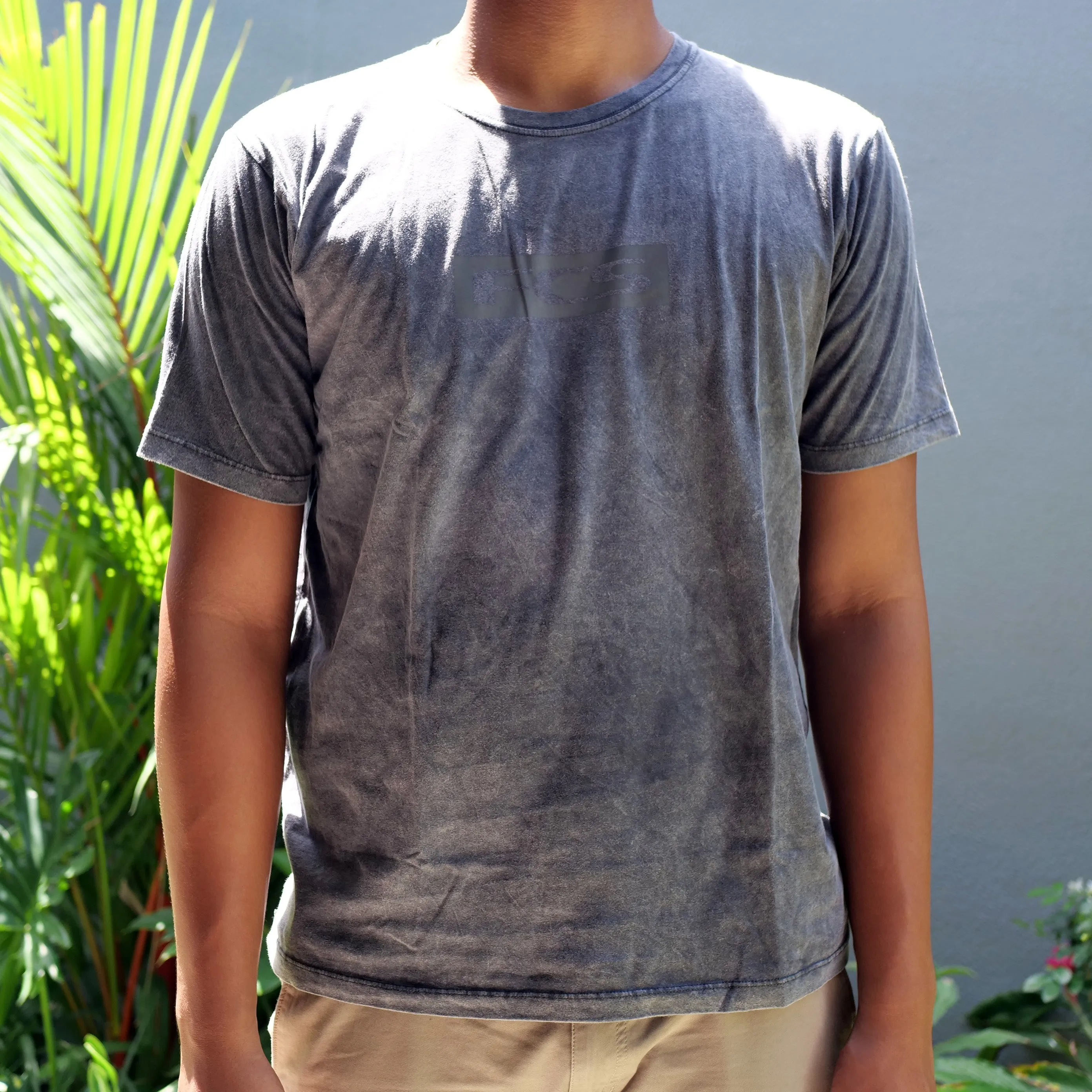 FCS T-Shirt Heart  - Man Stone Grey