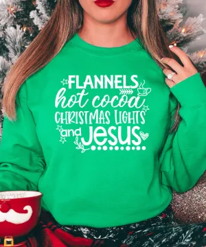 Flannels & Jesus Sweatshirt