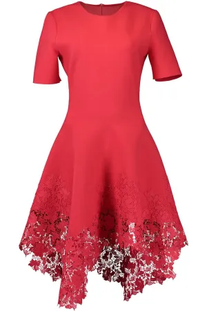 Gardenia Guipure Knit Dress
