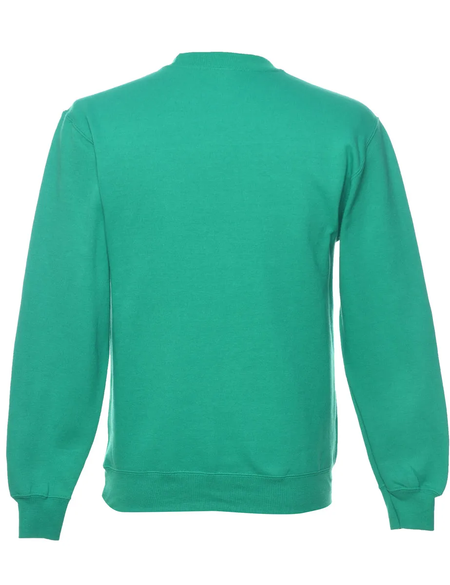 Green Plain Sweatshirt - XS