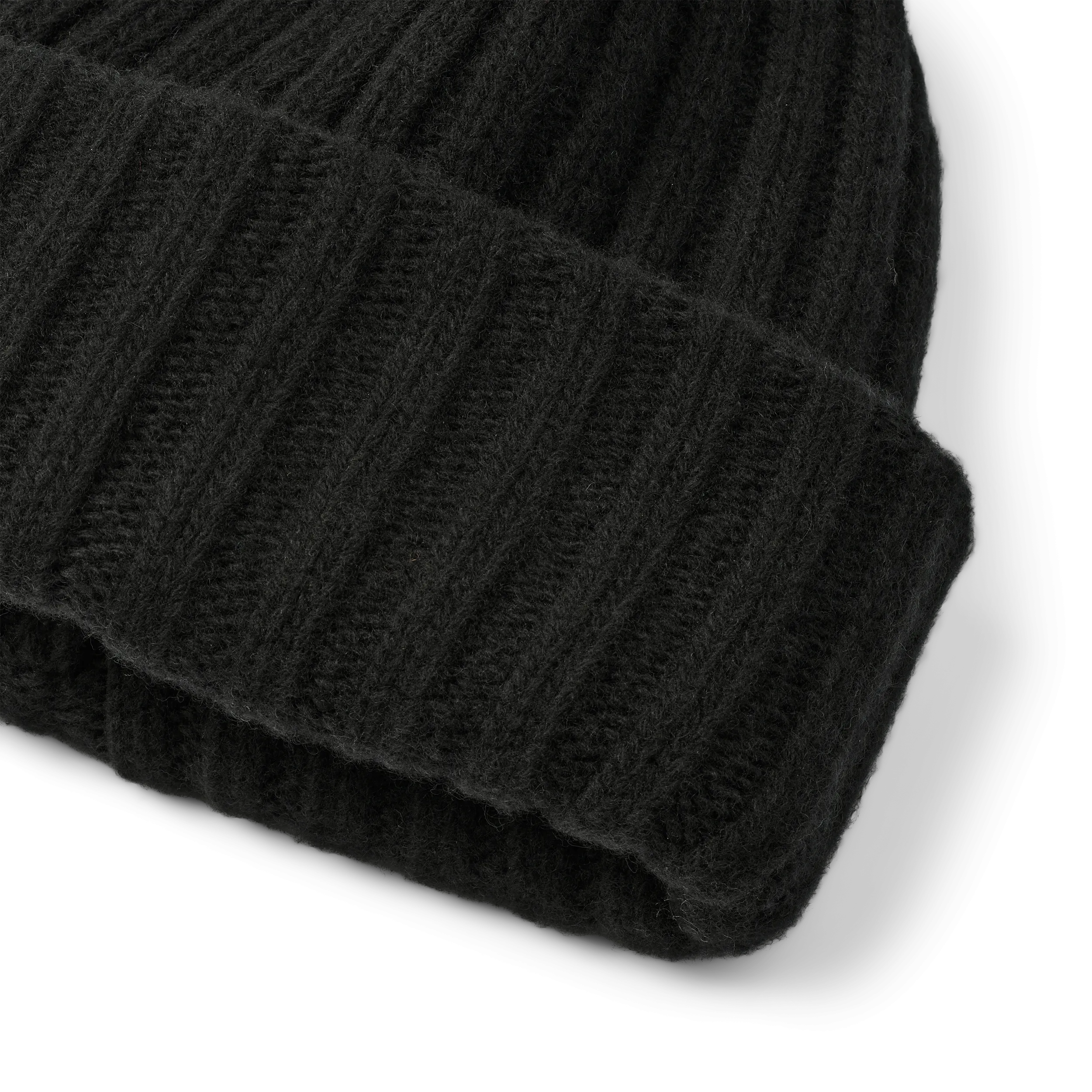 Kari Lambswool Beanie - Black