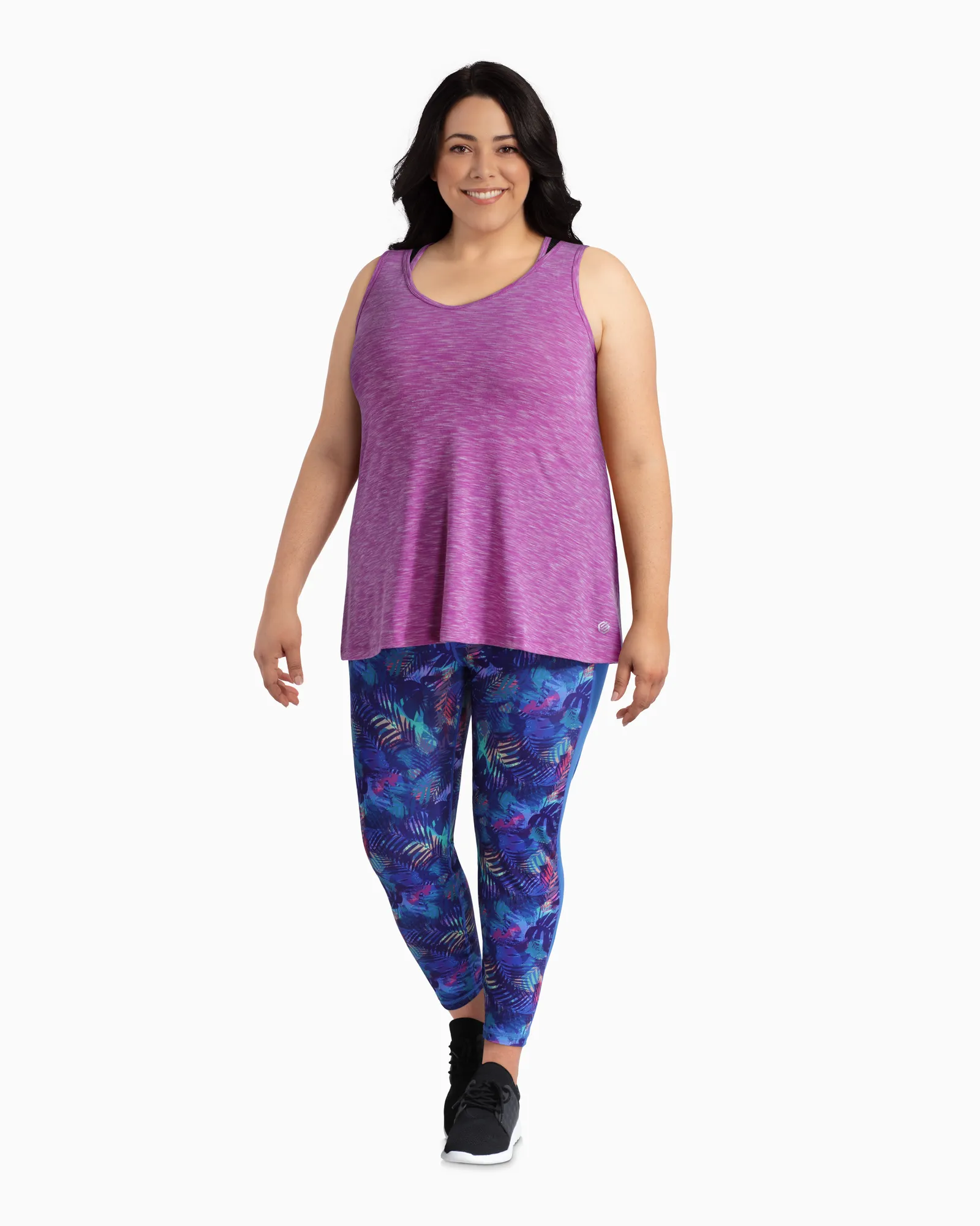 Larkspur Mesh Back Tank | Magenta / Black