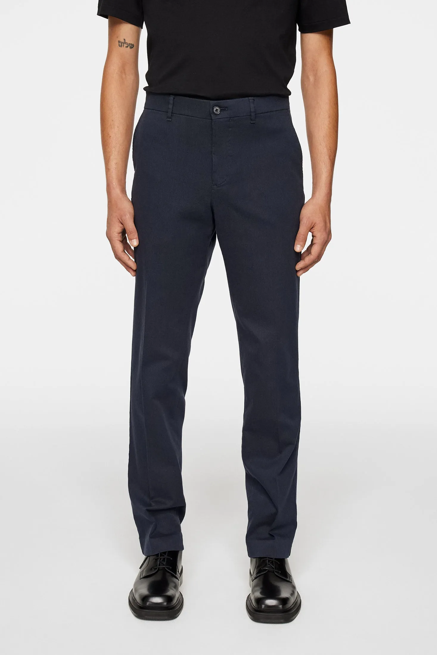 Lois C Flannel Twill Pants / JL Navy