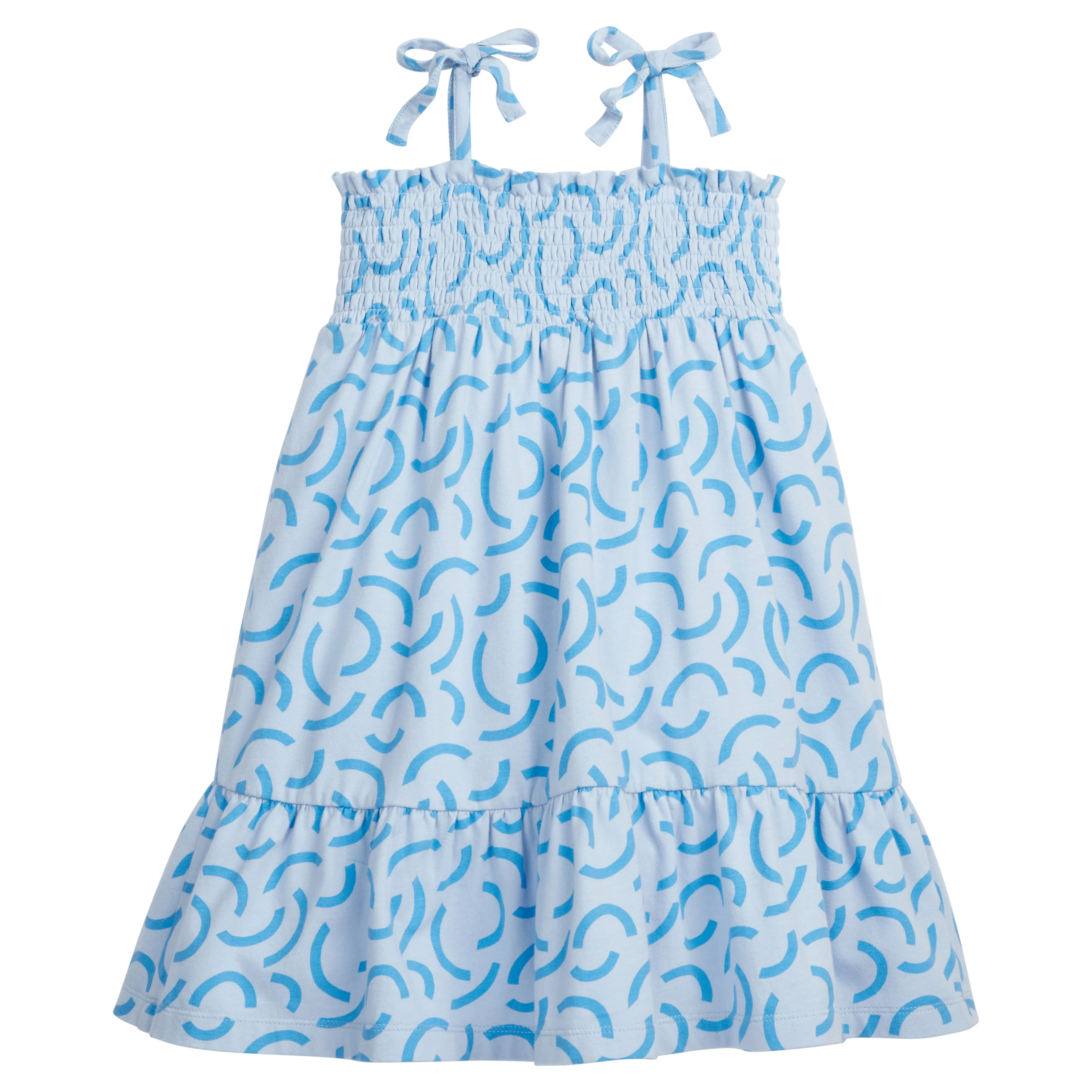 Lucy Dress - Blue Ripple