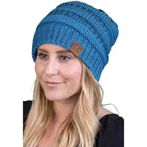 Multicolor Ribbed Beanie