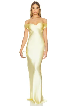 Natalie Rolt Bridget Dress - Lemon