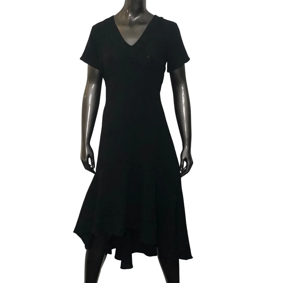 Pamela Maxi V-neck Dress - Black