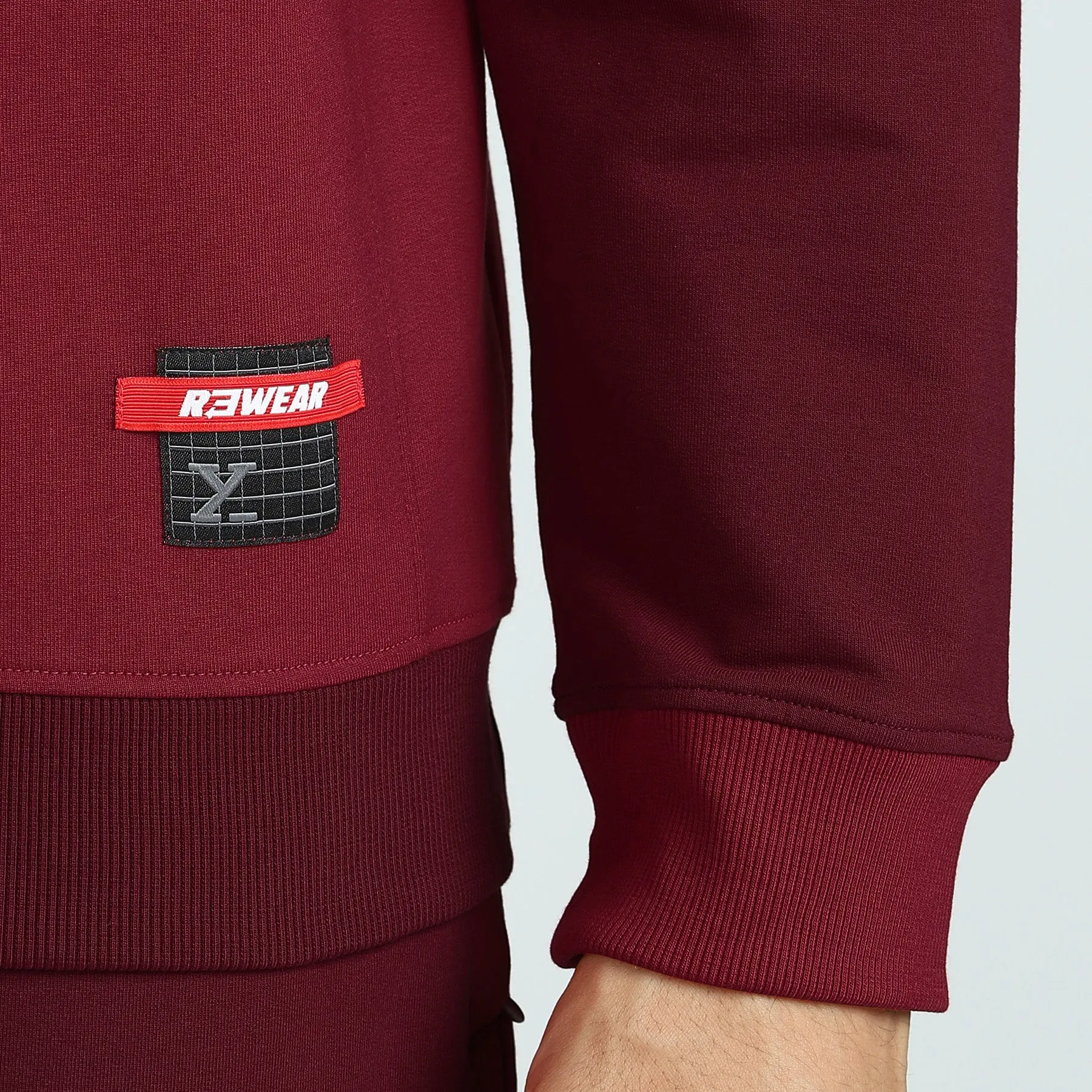 Quest French Terry Cotton-Blend Sweatshirts Scarlet Red