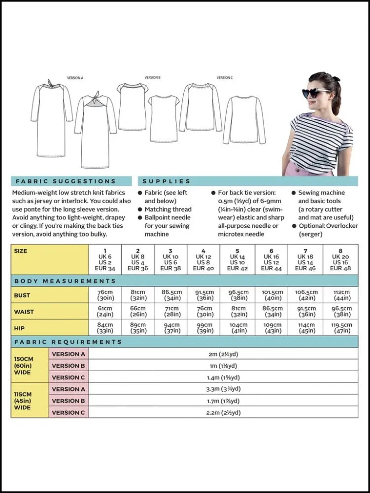 Romy Top and Dress Pattern