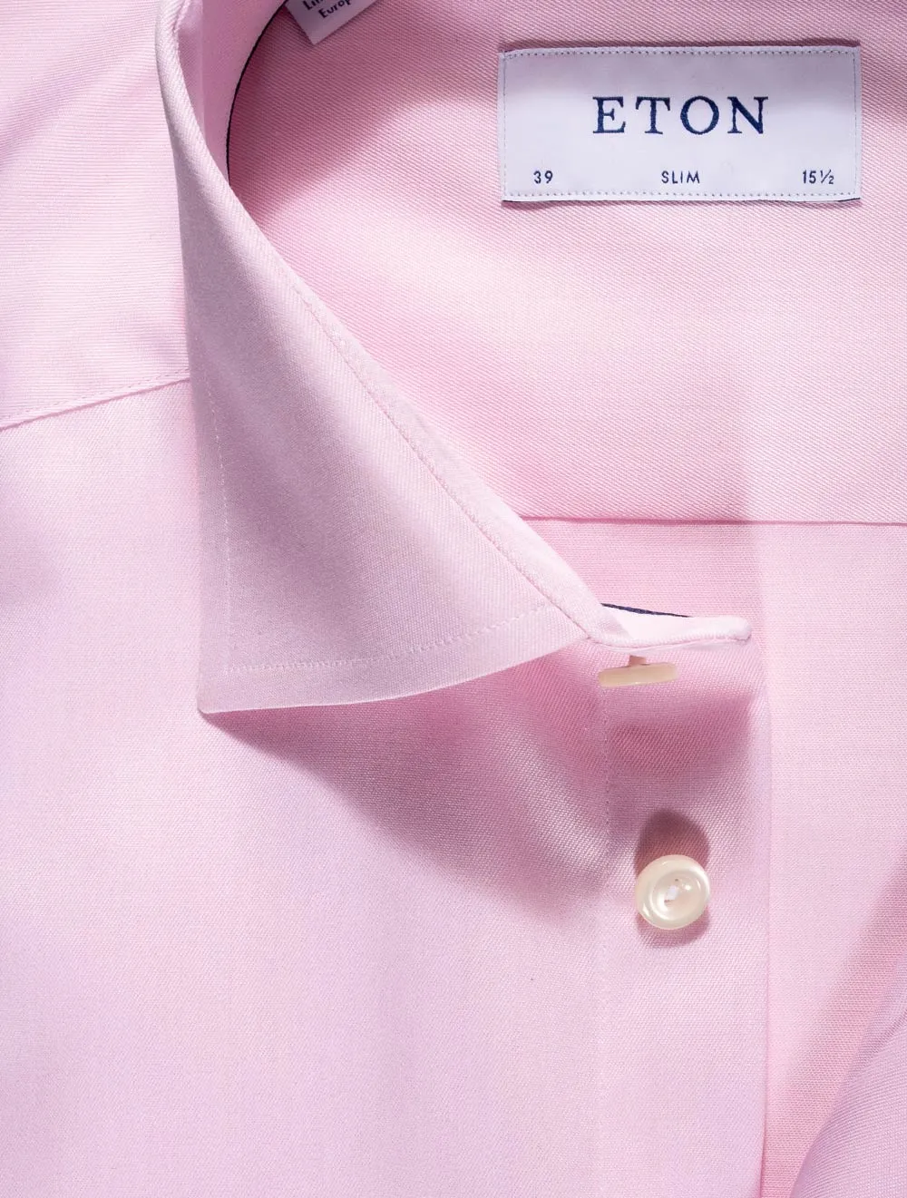 Slim Fit Single Cuff Shirt Pink