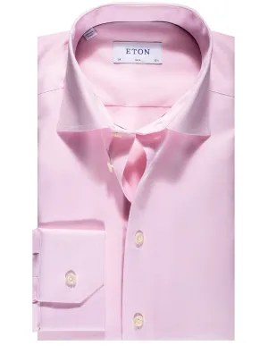 Slim Fit Single Cuff Shirt Pink