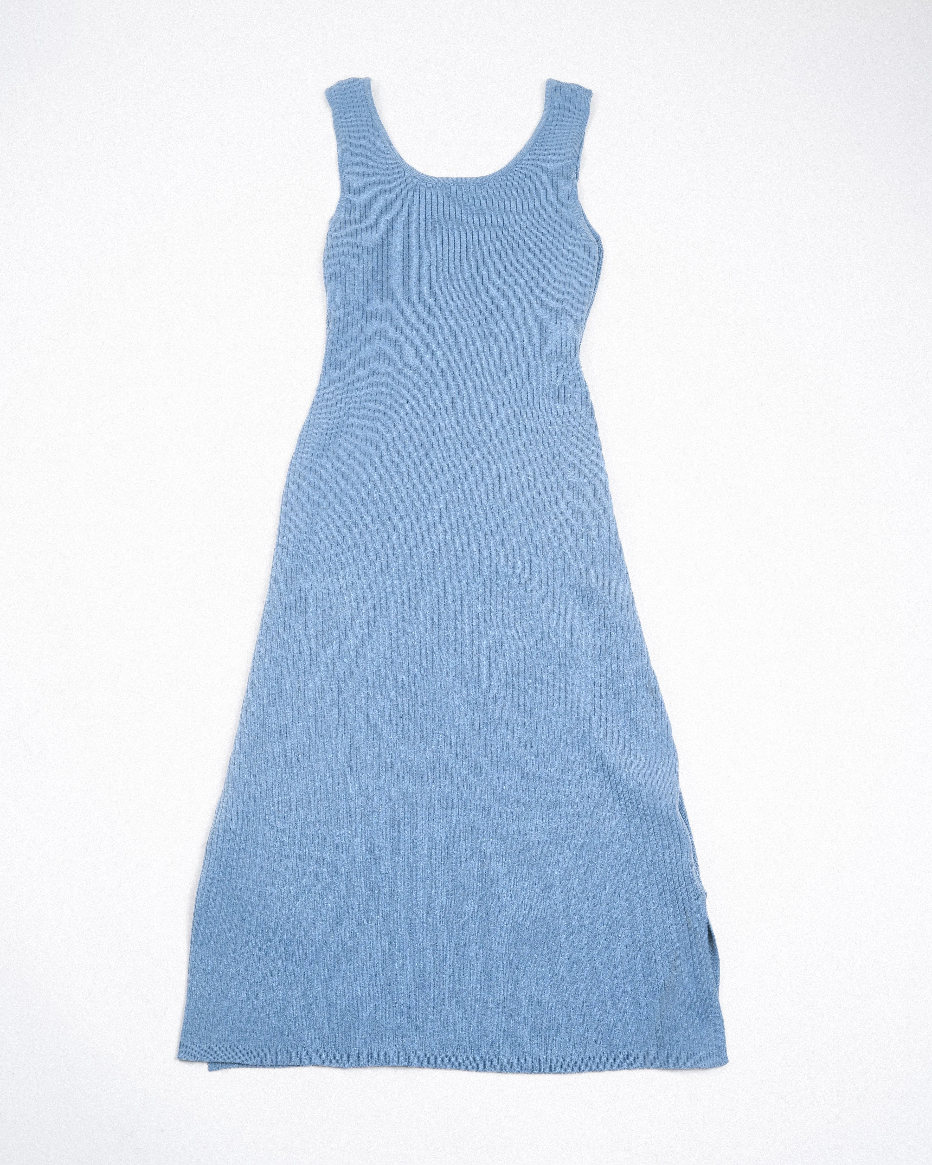Two-Way Eco Knitted Dress (Blue)