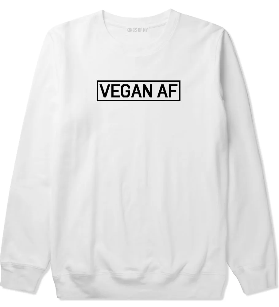 Vegan AF Vegetarian Mens Crewneck Sweatshirt
